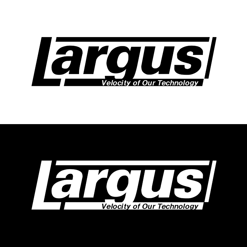 LARGUS ONLINE SHOP / ラルグス メーカーロゴ カッティングステッカー